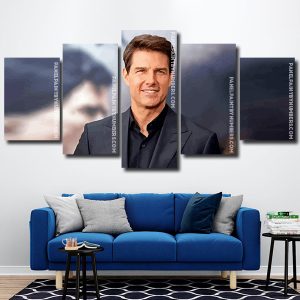 Handsome Tom Cruise panels paint by numbers