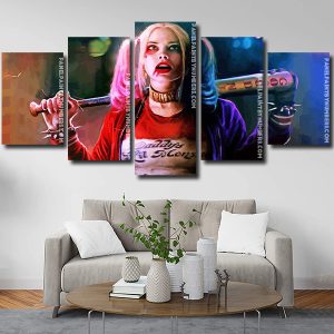 Harley Quinn Margot Robbie Panel paint by numbers