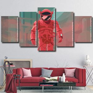 Illustration Space Astronaut Panels paint by numbers