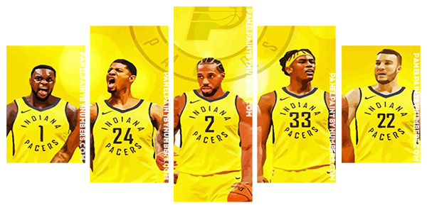 Indiana Pacers Team Panels paint by numbers