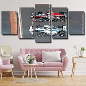 Indy Racing Cars Panels paint by numbers