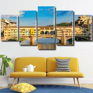 Italy Ponte Vecchio panels paint by numbers