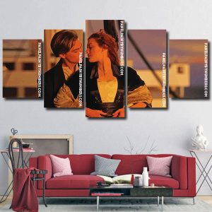 Jack And Rose Titanic panels paint by numbers