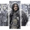 Jon Snow panels paint by numbers