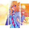 Kaori Miyazono Manga Anime paint by numbers