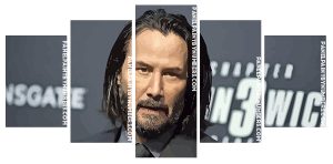 Keanu Reeves John Wick panels paint by numbers