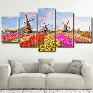 Keukenhof Netherlands panels paint by numnbers