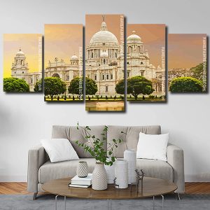 Kolkata Victoria Memorial panels paint by numbers