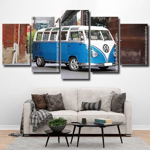 Kombi Van panels paint by numbers