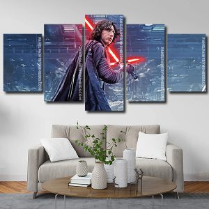 Kylo Ren panels paint by numbers