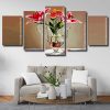 Lilies In Glass panels paint by numbers