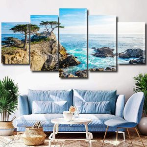 Lone Cypress Monterey Panels paint by numbers