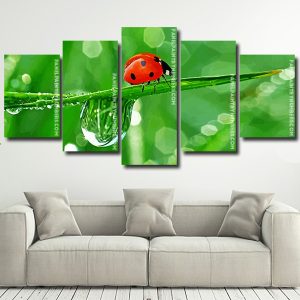 Lonely Ladybeetle panels paint by numbers