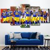 Los Angeles Rams Players Panel paint by numbers