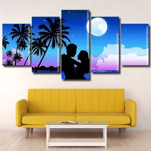 Love Couple Illustration panels paint by numbers