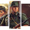 Male And Female Soldiers panel paint by numbers