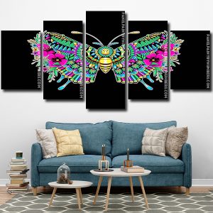 Mandala Butterfly Art Panel paint by numbers