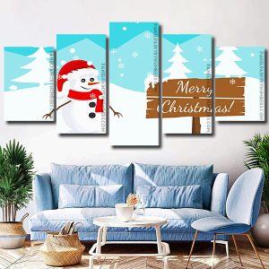 Merry Christmas panels paint by numbers