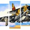 Military Aircraft panels paint by numbers