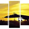 Military Aircrafts Silhouettes panels paint by numbers