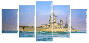 Military Navy Ship Panel paint by numbers