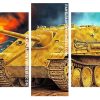 Military Tank Army panels paint by numbers