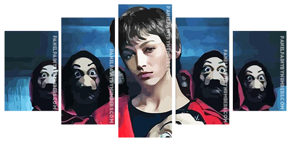 Tokyo La Casa De Papel - Paint By Number - Painting By Numbers