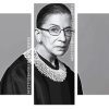 Monochrome Ruth Bader Ginsburg panels paint by numbers