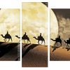 Moonlight desert Camels panels paint by numbers