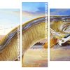 Musky Fish Jumping panels paint by numbers