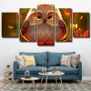 Mystical Owl panels paint by numbers