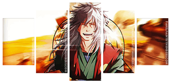 Naruto Jiraiya panels paint by numbers