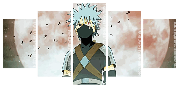 Kakashi Hatake Naruto Paint By Numbers - Numeral Paint Kit