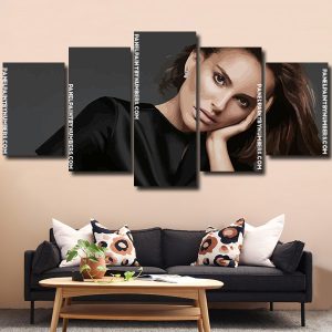 Natalie Portman panels paint by numbers