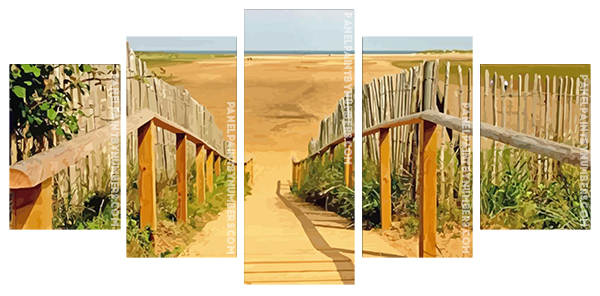 North Norfolk Coast Panels paint by numbers