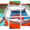 Old Fishing Boat panels paint by numbers