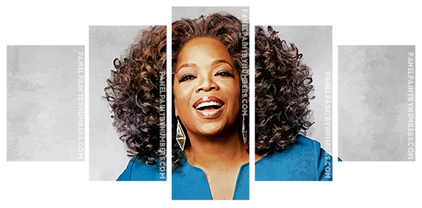 Oprah Winfrey panels paint by numbers