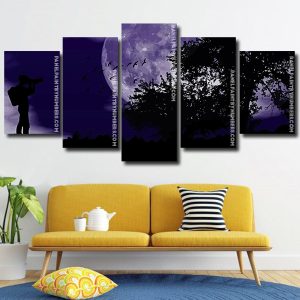 Photographer Man Silhouette panels paint by numbers