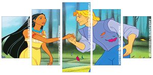 Pocahontas And Prince Panel paint by numbers