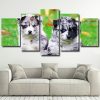 Pomsky Puppies panels paint by numbers