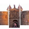 Puerta de Bisagra Toledo Spain panels paint by numbers