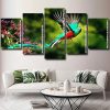 Quetzal bird flying Panel paint by numbers