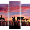 Ranching-In-Texax-Silhouette panels paint by numbers