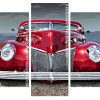 Red Vintage Car Panels paint by numbers