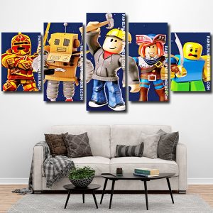 Roblox Characters Panel paint by numbers