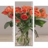 Roses In Glass Vase panels paint by numbers