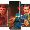 Scarlet Witch and Dr Strange Panels paint by numbers