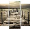 Sea Wooden Bridge panels paint by numbers