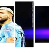 Sergio Agüero Footballer Panels paint by numbers