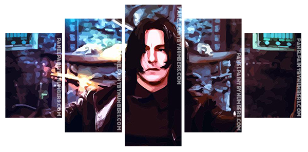 Severus Harry Potter - 5 Panels Paint By Numbers - Panel paint by numbers